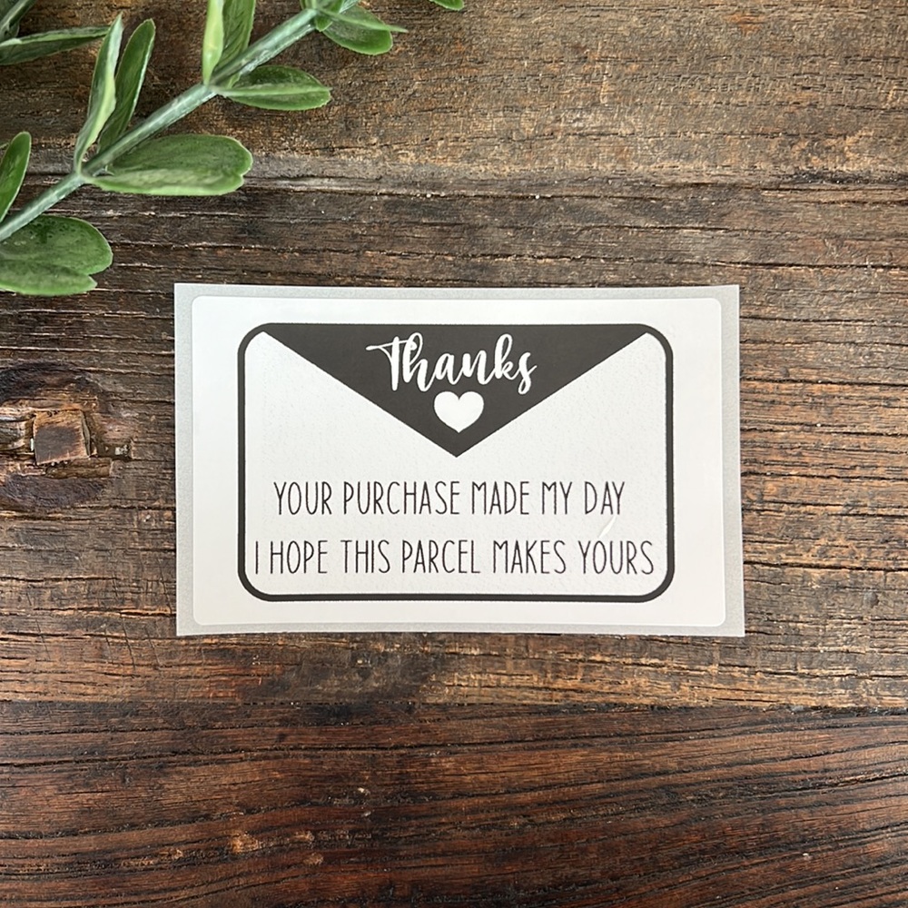 📦3/$20 - UGLY BOX 25 Custom shipping stickers -  made my day 2.5x4”